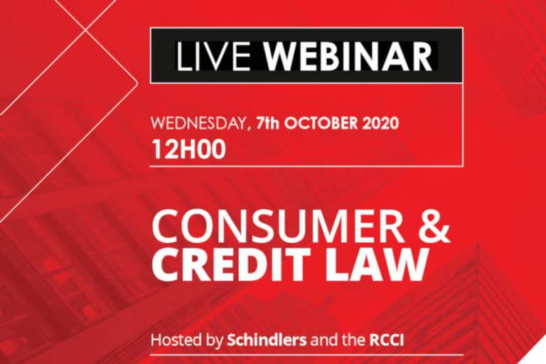 Schindlers & RCCI: Consumer and Credit Law