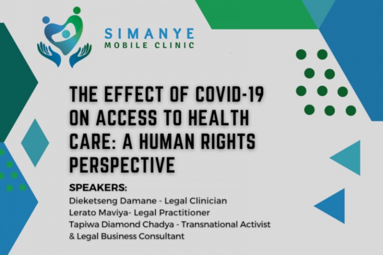 The Effect of Covid-19 on Access to Healthcare: A Human Rights Perspective