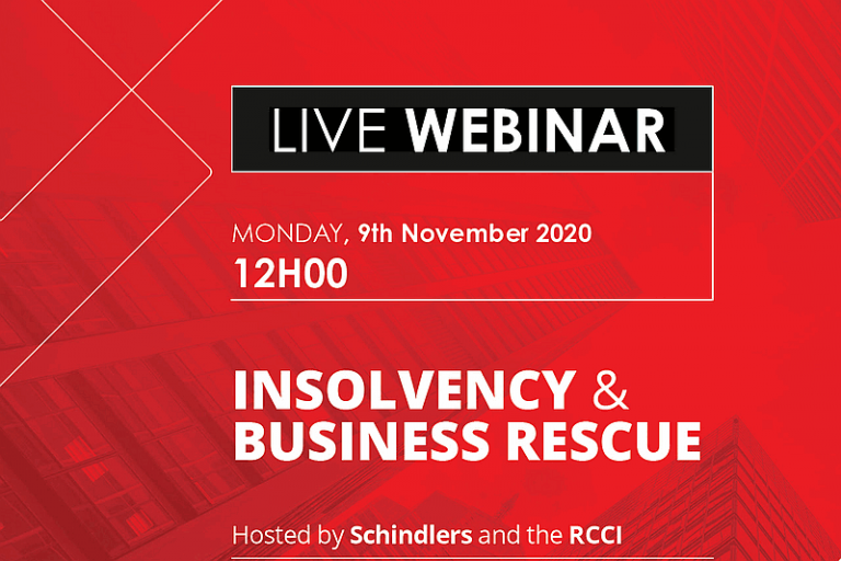 Schindlers & RCCI: Insolvency & Business Rescue
