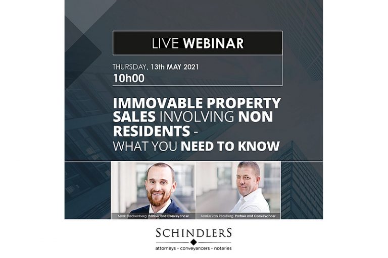 Schindlers Webinar: Immovable Property Sales Involving Non-Residents