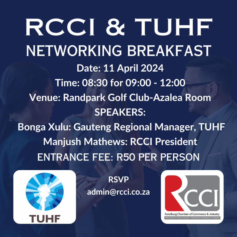 RCCI & TUHF Networking Breakfast