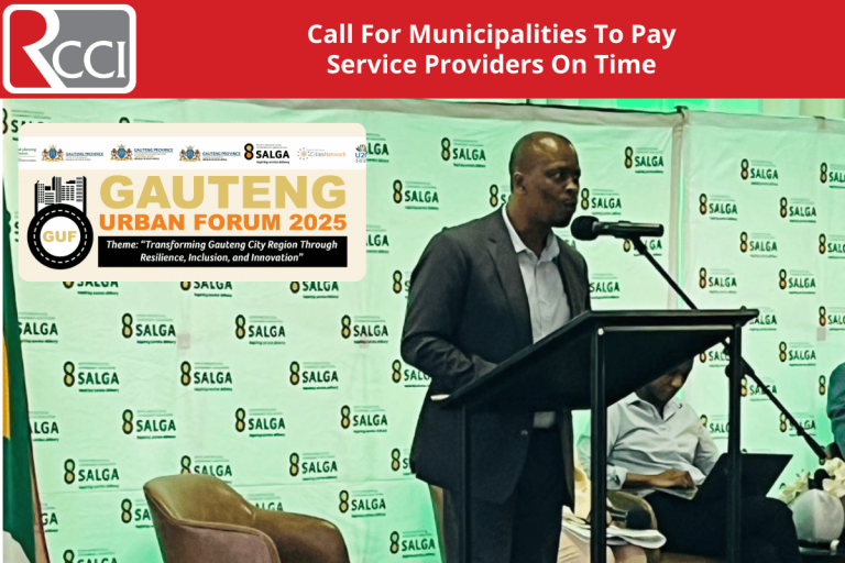Call For Municipalities To Pay Service Providers On Time