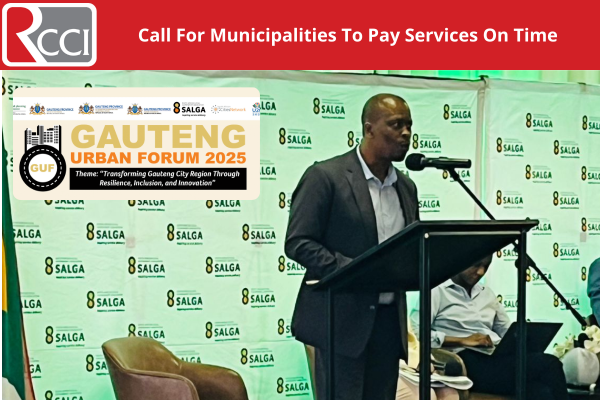 Call For Municipalities To Pay Services On Time