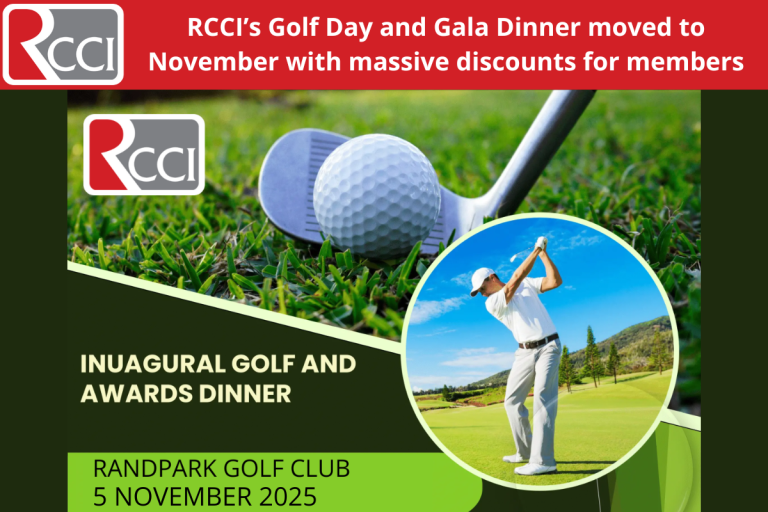 RCCI’s Golf Day and Gala Dinner moved to November with massive discounts for members