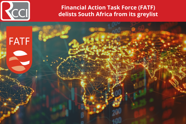 Financial Action Task Force (FATF) delists South Africa from its greylist