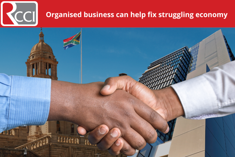 Organised business can help fix struggling economy